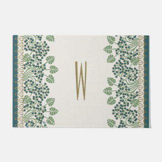 ブルーベリーの新しいのアールデコのドア・マット ドアマット