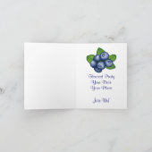 ブルーベリーの日収穫に参加 招待状 (内部)