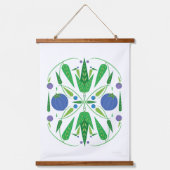 ブルーベリーの木材のガーディアンは、タペストリーをトッピング 吊り下げ型タペストリー (正面)