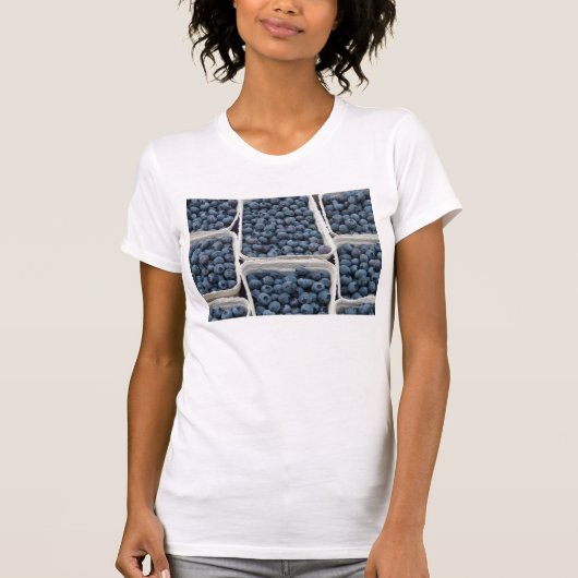 ブルーベリーの木枠 Tシャツ (正面)