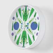 ブルーベリーの木製フレーム時計のガーディアン 壁時計 (傾斜)