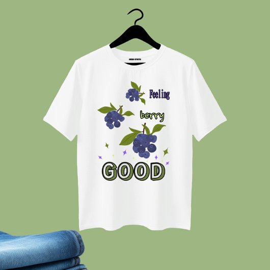 ブルーベリーの枝 Tシャツ