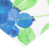 ブルーベリーの水彩模様 テーブルクロス (アングル)