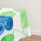 ブルーベリーの水彩模様 テーブルクロス (インサイチュ)