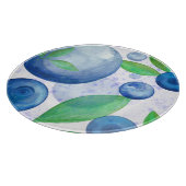 ブルーベリーの水色の果実 カッティングボード (角)