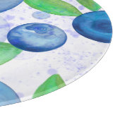 ブルーベリーの水色の果実 カッティングボード (角)