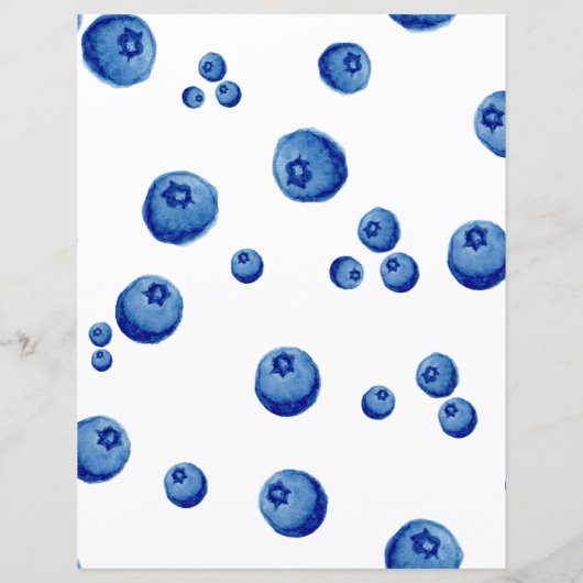 ブルーベリーの水色 (裏面)