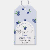 ブルーベリーの甘い誕生日 ギフトタグ (正面)