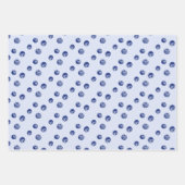 ブルーベリーの甘い誕生日 ラッピングペーパーシート (正面3)