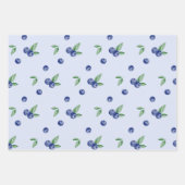 ブルーベリーの甘い誕生日 ラッピングペーパーシート (正面)