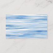 ブルーベリーの甘い赤ちゃんシャワー本のリクエスト エンクロージャーカード (裏面)