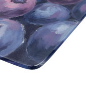 ブルーベリーの美しい絵画 | フルーツアート カッティングボード (角)