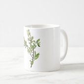 ブルーベリーの花のマグカップ コーヒーマグカップ (正面右)