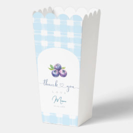 ブルーベリーの赤ちゃんシャワー フェイバーボックス