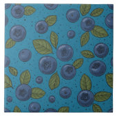 ブルーベリーの青 タイル (正面)