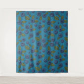 ブルーベリーの青 タペストリー (正面)