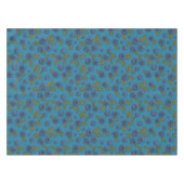 ブルーベリーの青 テーブルクロス (正面(横))