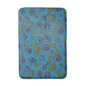 ブルーベリーの青 バスマット (正面縦)