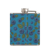 ブルーベリーの青 フラスク (裏面)