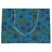 ブルーベリーの青 ラージペーパーバッグ (正面)