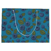 ブルーベリーの青 ラージペーパーバッグ (裏面)