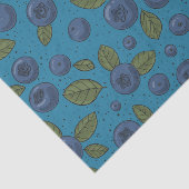 ブルーベリーの青 薄葉紙 (詳細)