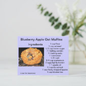 ブルーベリーアップルオートマフィン ポストカード (スタンド正面)