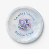 ブルーベリーウィッシュグノーメリキスシャワー紙プレート ペーパープレート (正面)