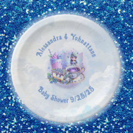 ブルーベリーウィッシュグノーメリキスシャワー紙プレート ペーパープレート