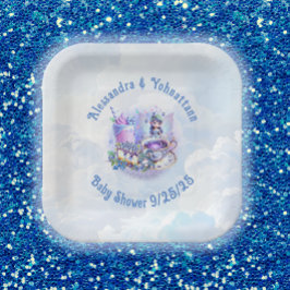 ブルーベリーウィッシュグノーメリキスシャワー紙プレート ペーパープレート