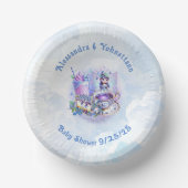 ブルーベリーウィッシュグノーメリキスシャワー紙プレート ペーパーボウル (正面)