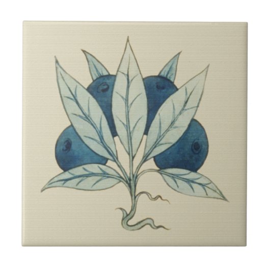 ブルーベリーウィリアムデモーガン タイル (正面)