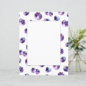 ブルーベリーウォーターカラースクラップブック紙 (スタンド正面)