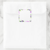 ブルーベリーウォーターカラースクラップブック スクエアシール (バッグ)