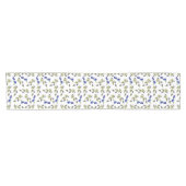 ブルーベリーオンつる植物テーブルランナー ショートテーブルランナー (横)