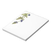 ブルーベリーオンつる植物メモ帳 ノートパッド (回転)