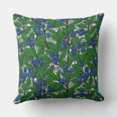 ブルーベリーオンホワイト クッション (裏面)