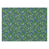 ブルーベリーオンホワイト テーブルクロス (正面(横))