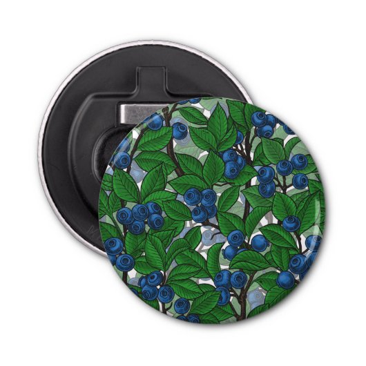 ブルーベリーオンホワイト 栓抜き (正面)