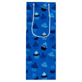 ブルーベリーカップケーキ ワインギフトバッグ (正面)