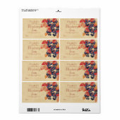 ブルーベリーキャニングラベル ラベル (フルシート)