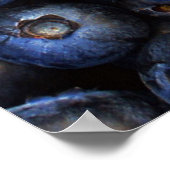 ブルーベリーキャンバス ポスター (角)