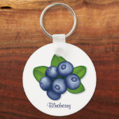 ブルーベリーキーチェーン キーホルダー (正面)