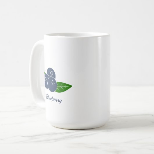 ブルーベリーコーヒーマグ コーヒーマグカップ (正面左)