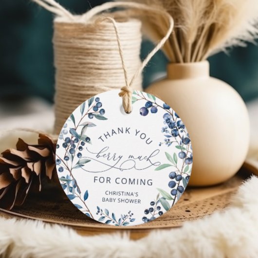 ブルーベリーサンキューベリーマーズメッセージカード フェイバータグ