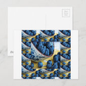 ブルーベリーシェフ健康ダイエット料理サラダ ポストカード (正面/裏面)