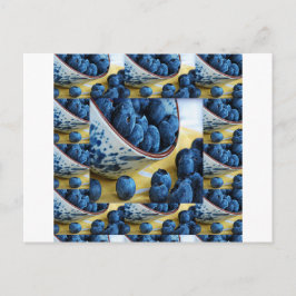 ブルーベリーシェフ健康ダイエット料理サラダ ポストカード