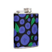 ブルーベリーシームレスパターン フラスク (右)