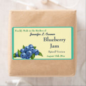 ブルーベリージャムまたは保存果実缶詰 ラベル (インサイチュ)