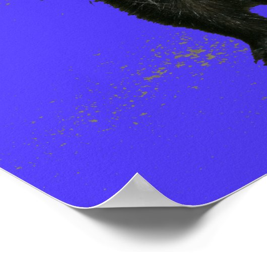 ブルーベリージャムフェレットのポスター ポスター (角)